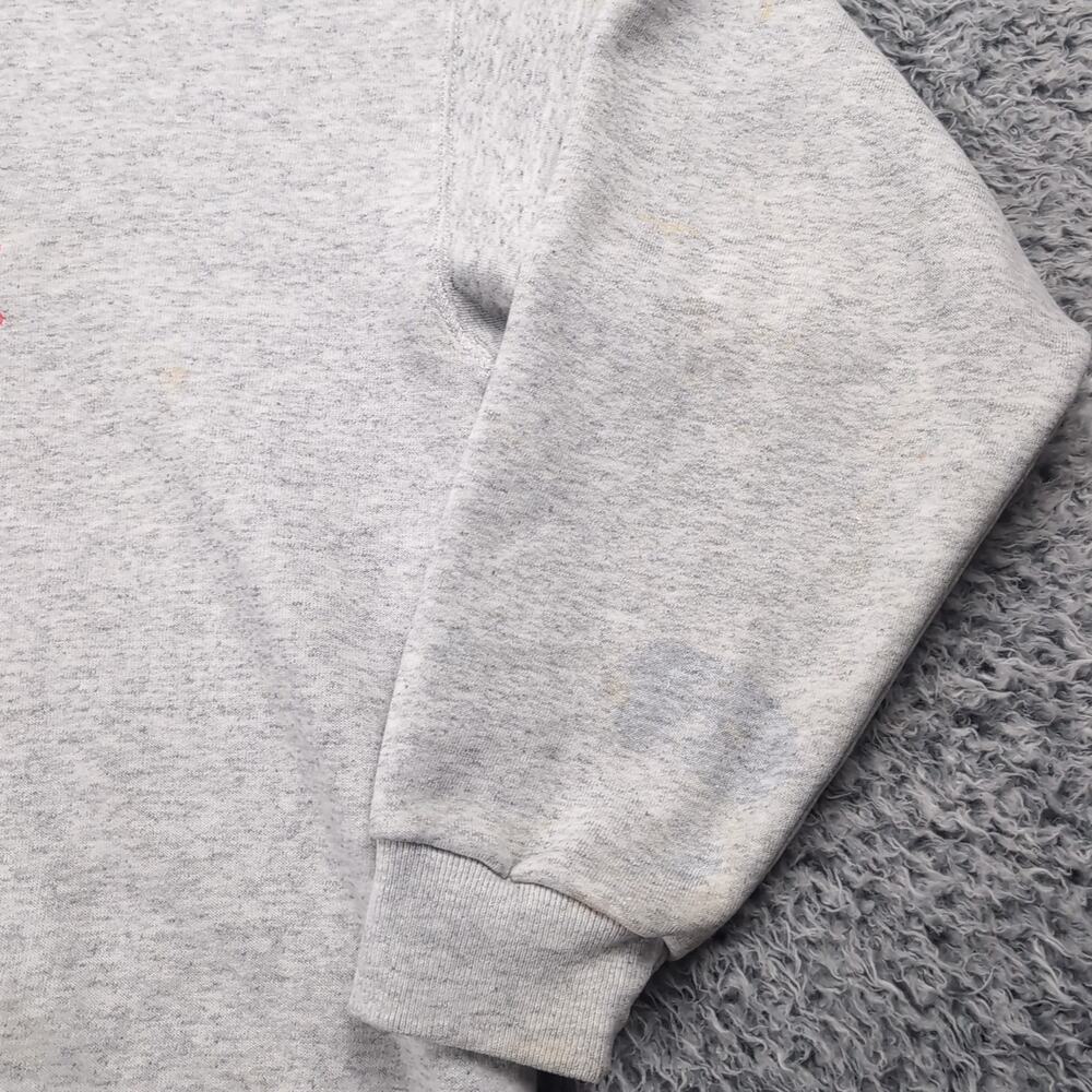 Vintage Hard Rock Cafe Sweater Adult Extra Large Gray Embroidered Crew Neck - Picture 4 of 8